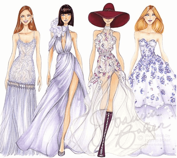 Going To The Drawing Board With Fashion Illustrator Joanna Baker