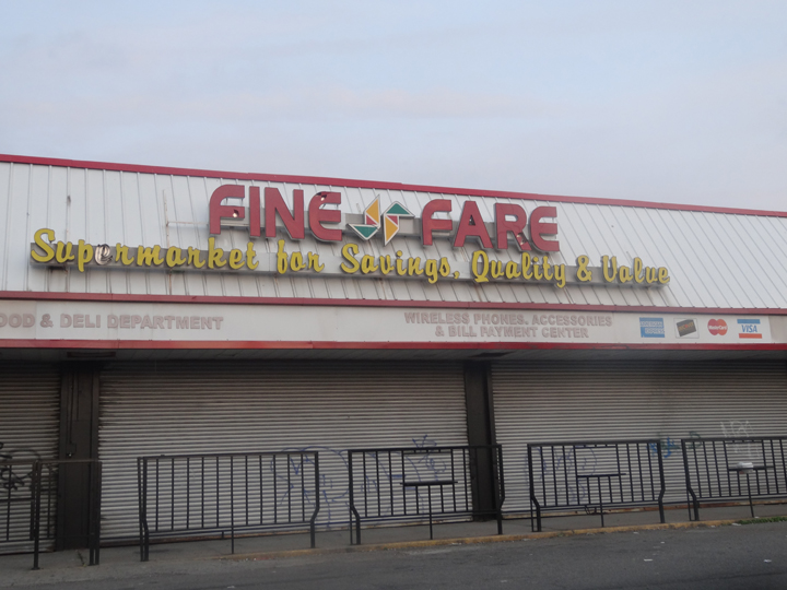 Fine Fare, the biggest supermarket serving the Red Hook Houses, has been closed due to hurricane damage. The original owners have been refurbishing it, and it may open this month.