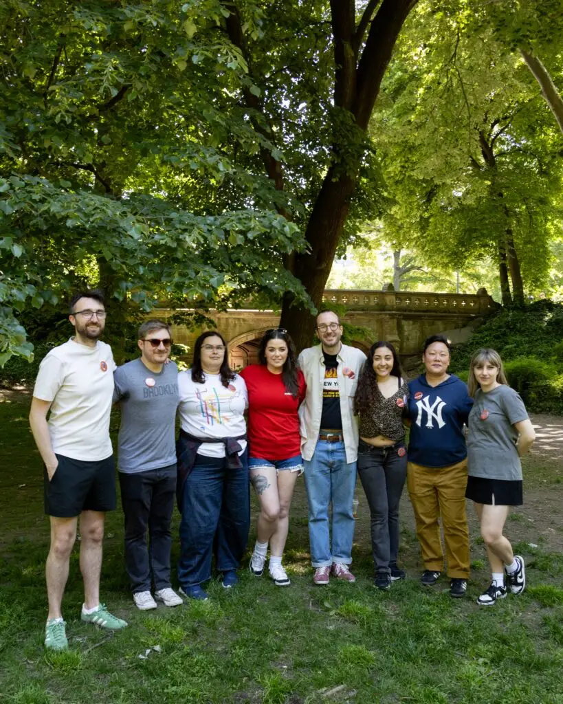 Schneps employees enjoying nature last May.